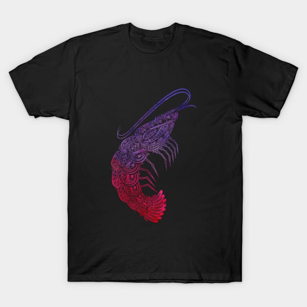 Shrimp pattern T-Shirt by Signumnobilis